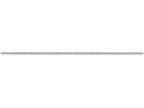FJC Finejewelers 18 Inch 14k White Gold Carded Curb Chain Necklace