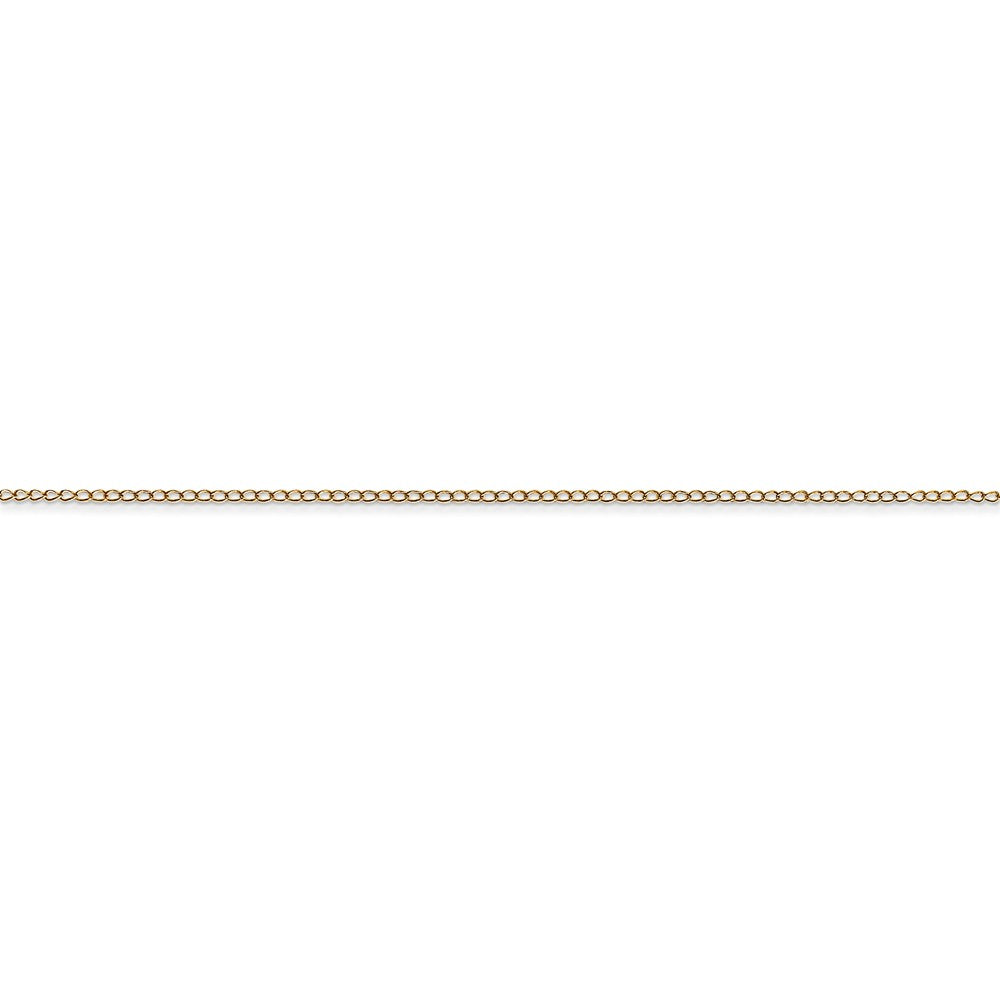 FJC Finejewelers 16 Inch 14k Yellow Gold Carded Curb Chain Necklace