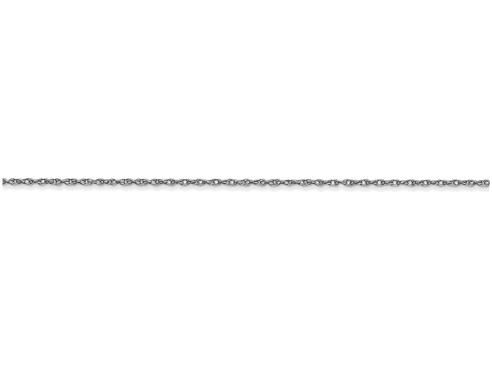 FJC Finejewelers 16 Inch 14k White Gold Carded Cable Rope Chain Necklace