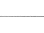 FJC Finejewelers 16 Inch 14k White Gold Carded Cable Rope Chain Necklace