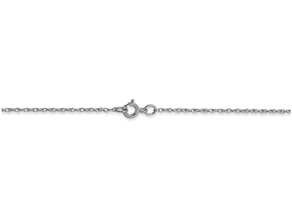 FJC Finejewelers 16 Inch 14k White Gold Carded Cable Rope Chain Necklace