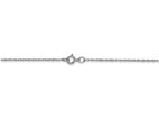 FJC Finejewelers 16 Inch 14k White Gold Carded Cable Rope Chain Necklace