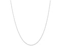 FJC Finejewelers 20 Inch 14k White Gold Carded Cable Rope Chain Necklace