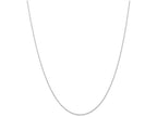 FJC Finejewelers 20 Inch 14k White Gold Carded Cable Rope Chain Necklace