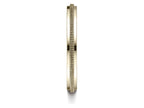 Benchmark® 14k Gold 2mm High Polished Milgrain Center Design Wedding Band Ring