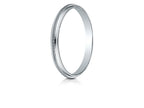 Benchmark® 14k Gold 2mm High Polished Milgrain Center Design Wedding Band Ring