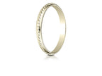 Benchmark® 14k Gold 2mm High Polished Rope Center Design Wedding Band Ring