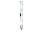 Benchmark® 14k Gold 2mm High Polished Faceted Design Wedding Band Ring