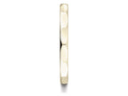 Benchmark® 14k Gold 2mm High Polished Faceted Design Wedding Band Ring