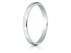 Benchmark® 14k Gold 2mm High Polished Faceted Design Wedding Band Ring