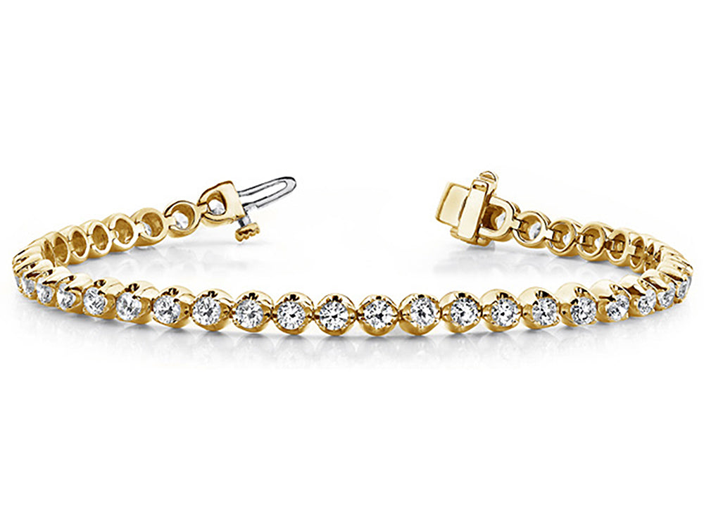 Finejewelers IGI Certified 14k Gold Diamonds Tennis Bracelet (1.0 cttw, H-I Color, SI2-I1 clarity) 7 inch