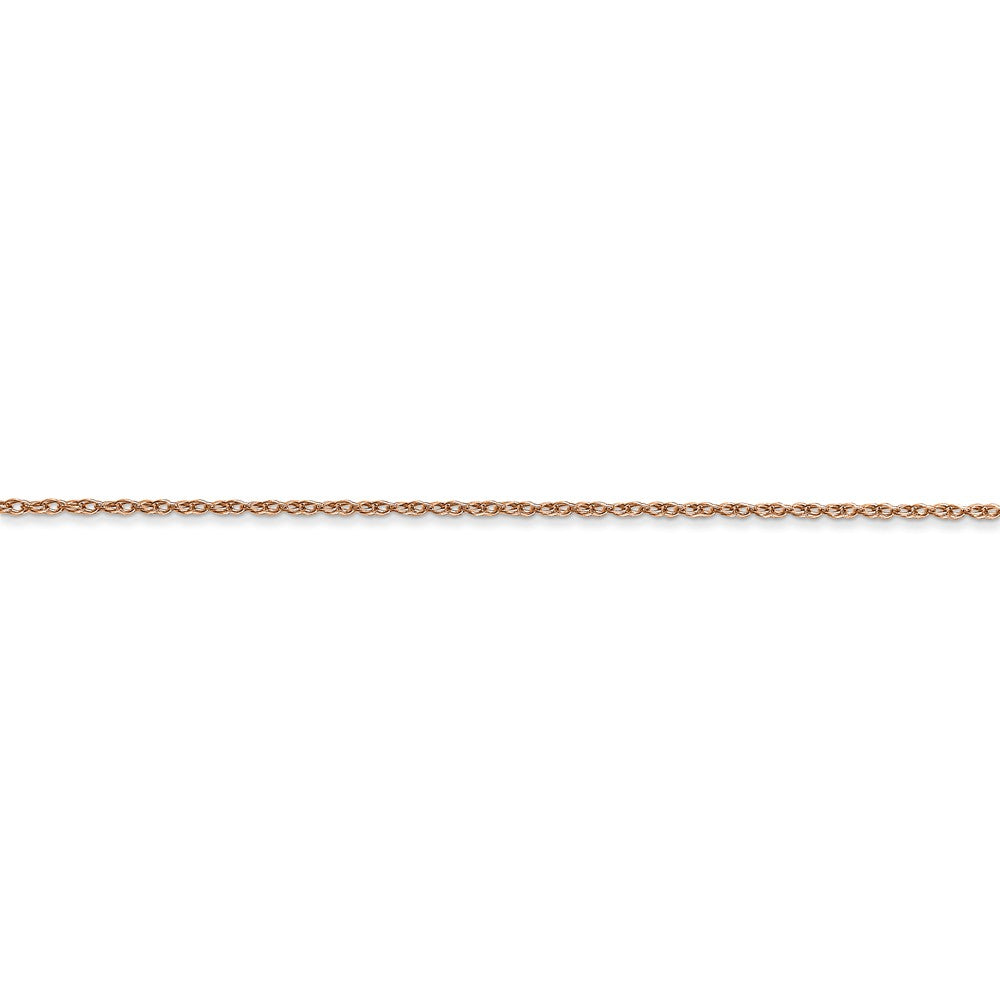 FJC Finejewelers 14k Rose Gold .7 Mm Carded Cable Rope Chain