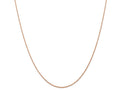 FJC Finejewelers 14k Rose Gold .7 Mm Carded Cable Rope Chain