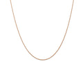 FJC Finejewelers 14k Rose Gold .7 Mm Carded Cable Rope Chain