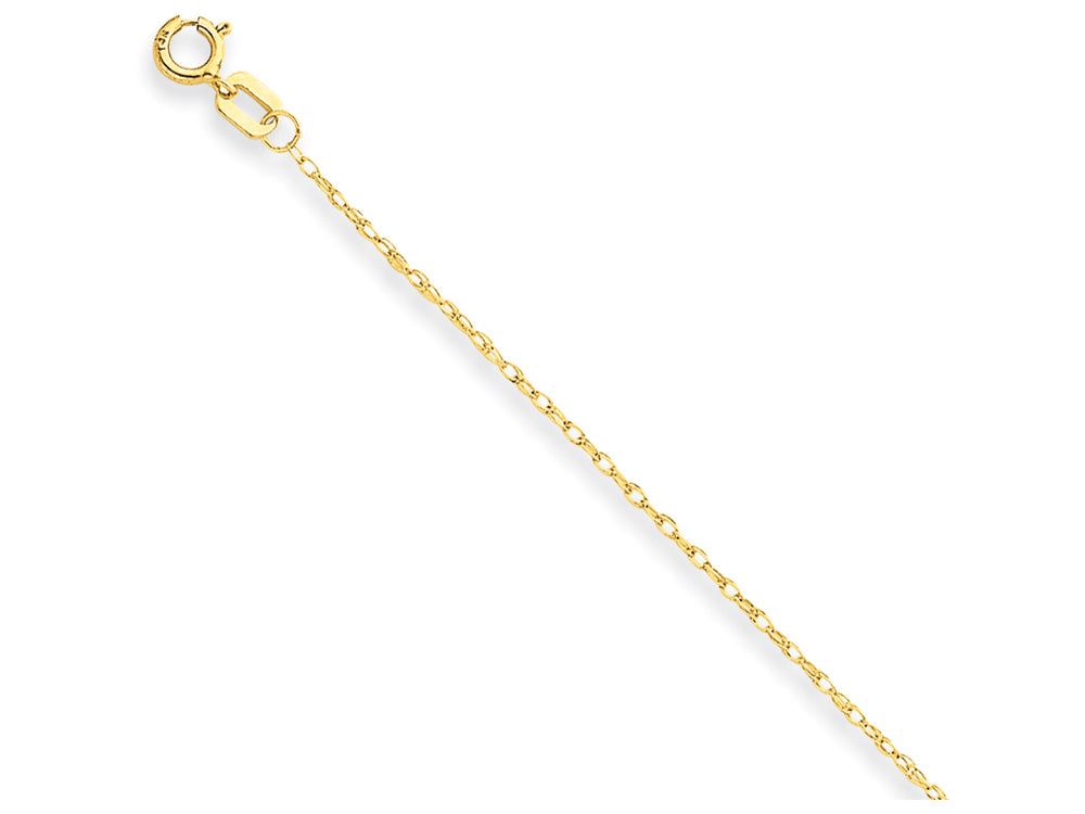 FJC Finejewelers 20 Inch 14k Yellow Gold Carded Cable Rope Chain Necklace