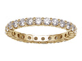 Karina B™ Round Diamonds Shared Prongs Eternity Band