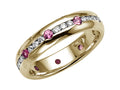 Karina B™ Genuine Pink Sapphire Eternity Band
