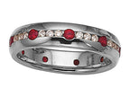Karina B™ Genuine Ruby Eternity Band