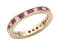 Karina B™ Genuine Ruby Eternity Band