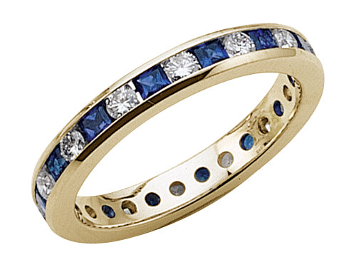 Karina B™ Genuine Sapphire Eternity Band