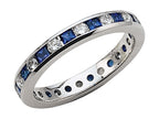 Karina B™ Genuine Sapphire Eternity Band