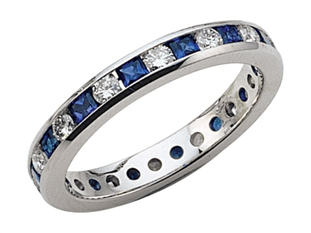 Karina B™ Genuine Sapphire Eternity Band