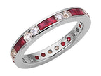Karina B™ Genuine Ruby Eternity Band