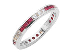 Karina B™ Genuine Ruby Eternity Band
