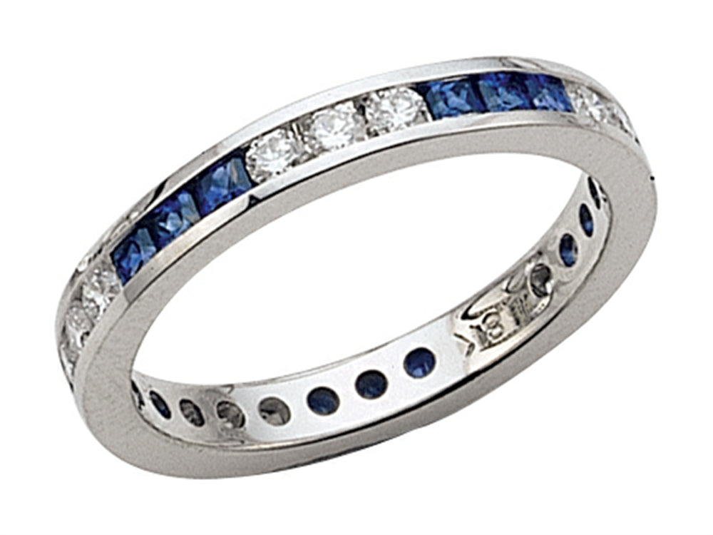 Karina B™ Genuine Sapphire Eternity Band