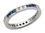 Karina B™ Genuine Sapphire Eternity Band