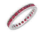 Karina B™ Genuine Ruby Eternity Band