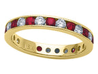 Karina B™ Genuine Ruby Eternity Band