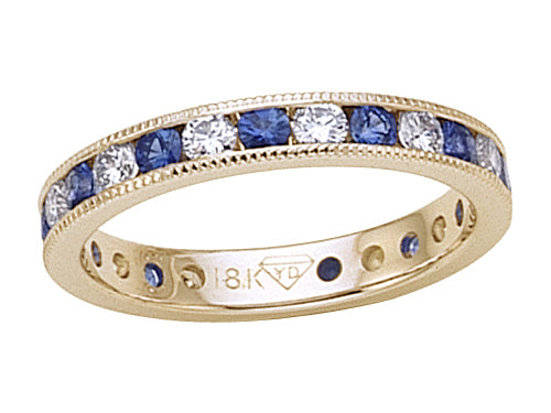 Karina B™ Genuine Sapphire Eternity Band