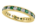 Karina B™ Tsavorite s Eternity Band