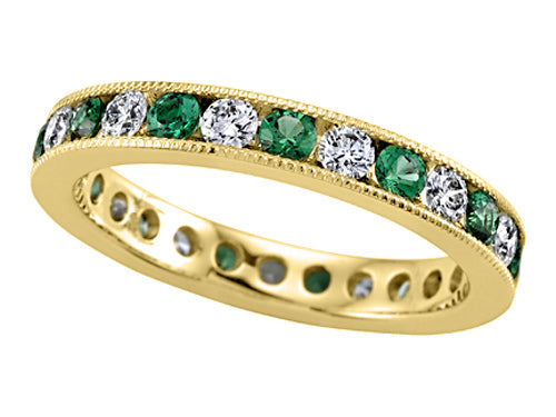 Karina B™ Tsavorite s Eternity Band