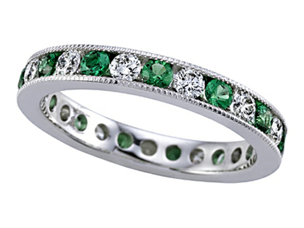 Karina B™ Tsavorite s Eternity Band