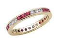 Karina B™ Genuine Ruby Eternity Band