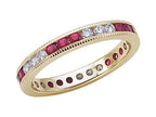 Karina B™ Genuine Ruby Eternity Band