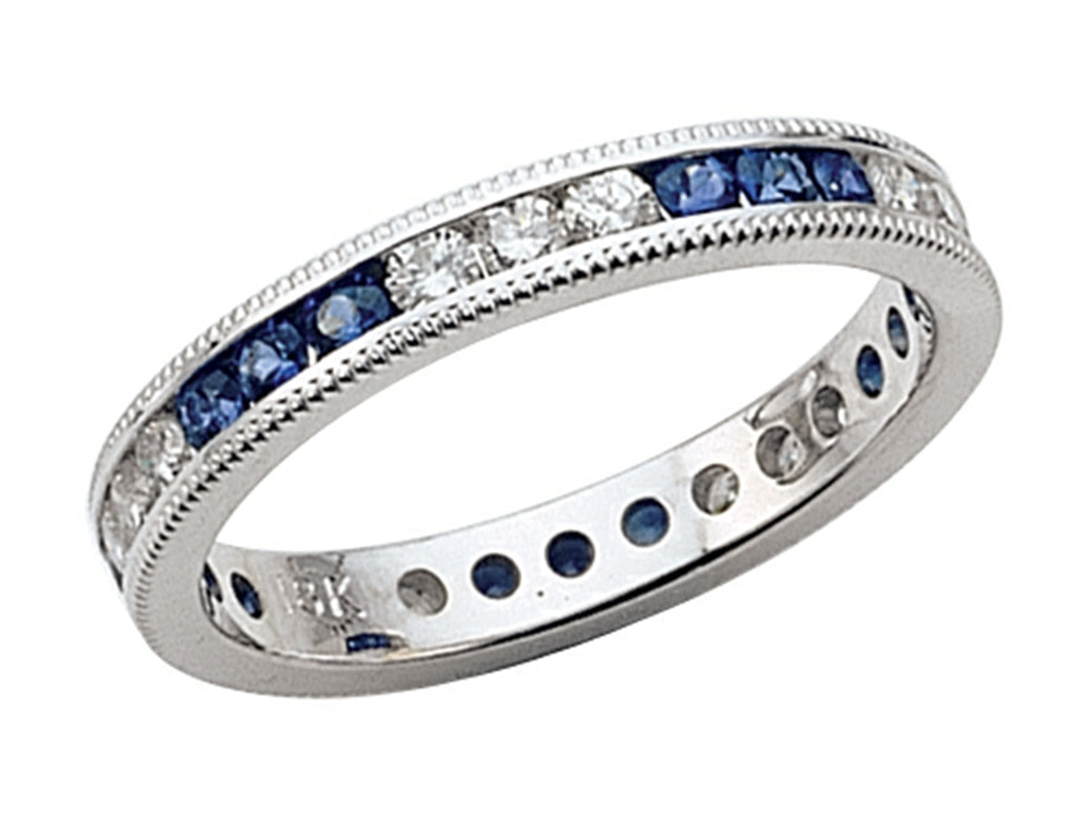 Karina B™ Genuine Sapphire Eternity Band
