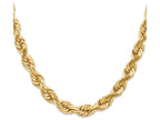 FJC Finejewelers 20 Inch 14k 10mm bright-cut Rope Chain Necklace