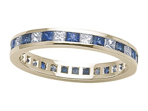 Karina B™ Genuine Sapphire Eternity Band
