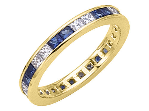 Karina B™ Genuine Sapphire Eternity Band