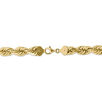 FJC Finejewelers 22 Inch 14k 10mm bright-cut Rope Chain Necklace