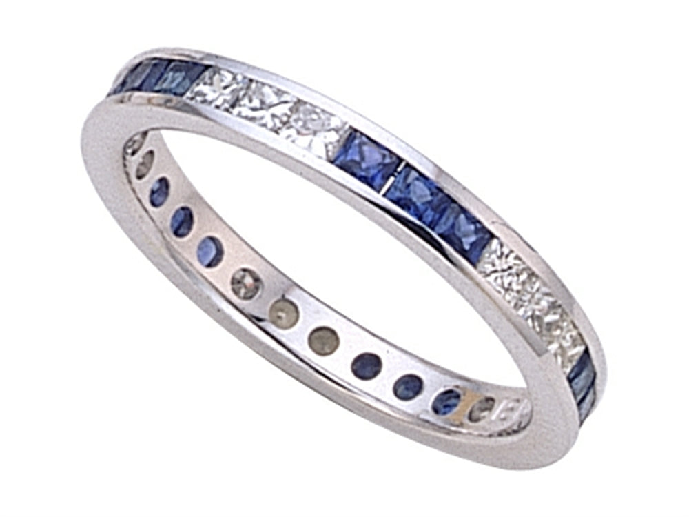 Karina B™ Genuine Sapphire Eternity Band