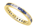 Karina B™ Genuine Sapphire Eternity Band