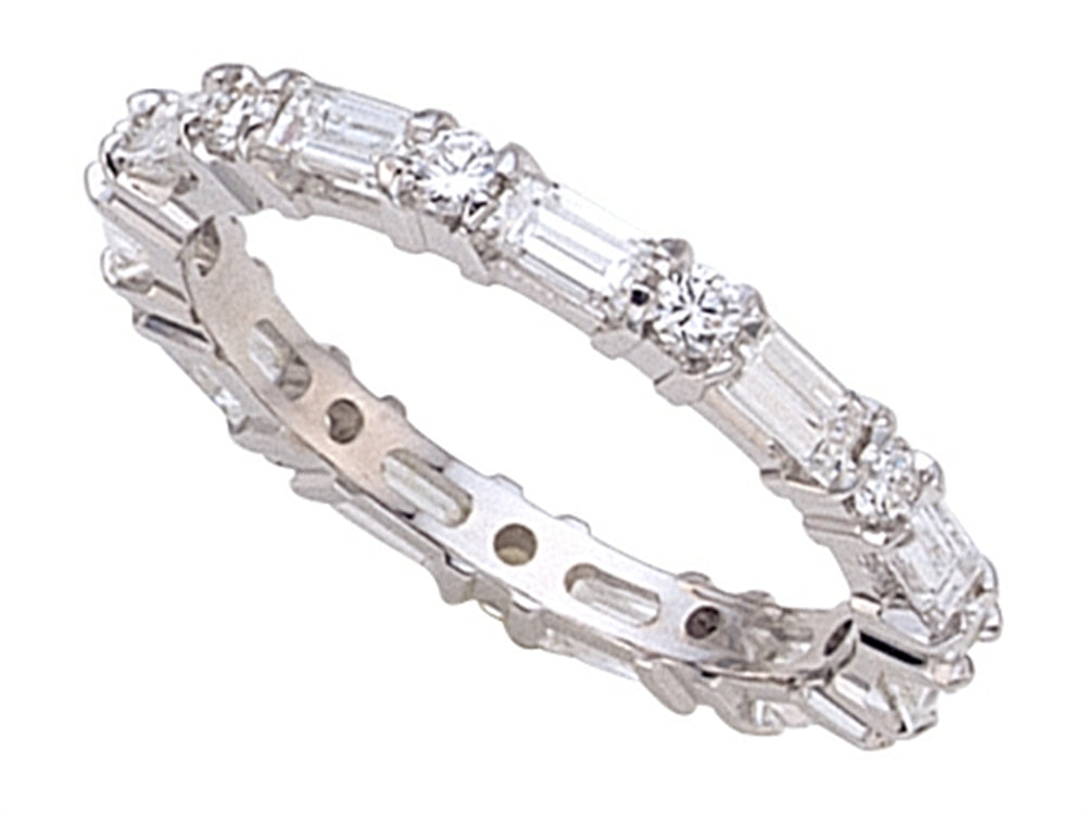Karina B™ Baguette Diamonds Eternity Band