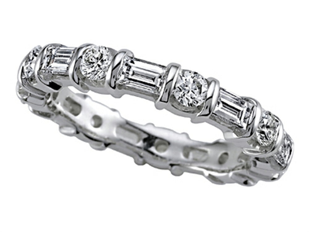 Karina B™ Baguette Diamonds Eternity Band