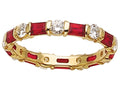 Karina B™ Genuine Ruby Eternity Band