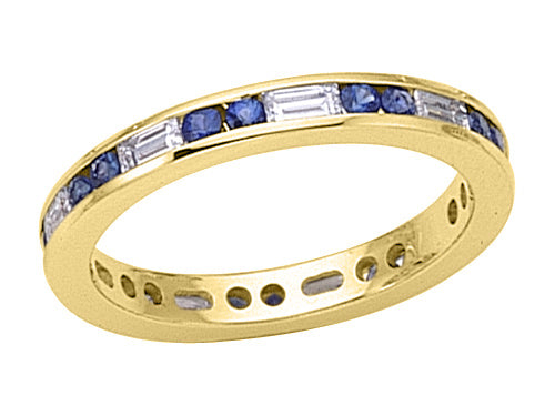 Karina B™ Genuine Sapphire Eternity Band