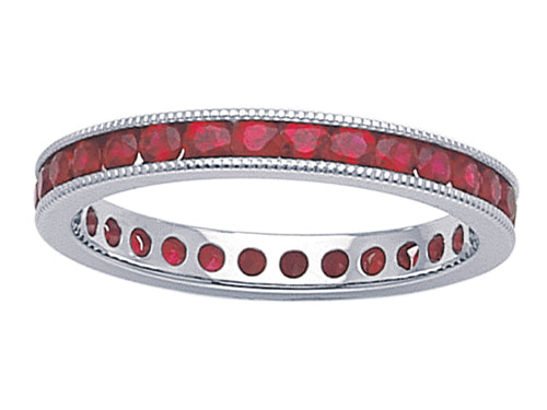 Karina B™ Genuine Ruby Eternity Band